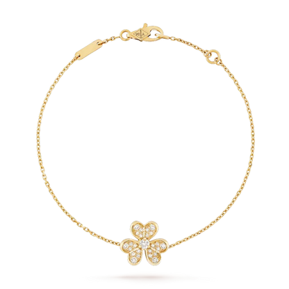 [⭐moonlume]FRIVOLE GOLD FLOWER DIAMOND BRACELET