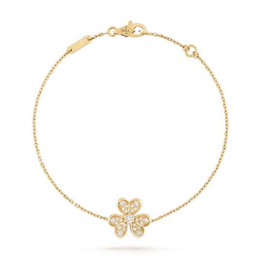 [⭐moonlume]FRIVOLE GOLD FLOWER DIAMOND BRACELET