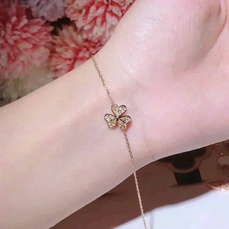 [⭐moonlume]FRIVOLE GOLD FLOWER DIAMOND BRACELET