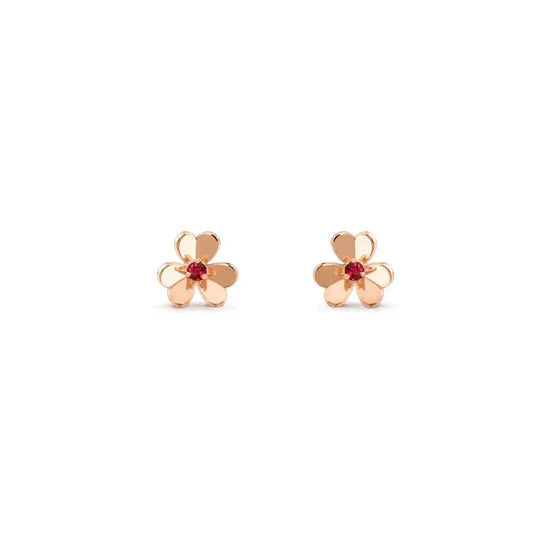 [⭐moonlume]FRIVOLE  FLOWER PINK EARRINGS