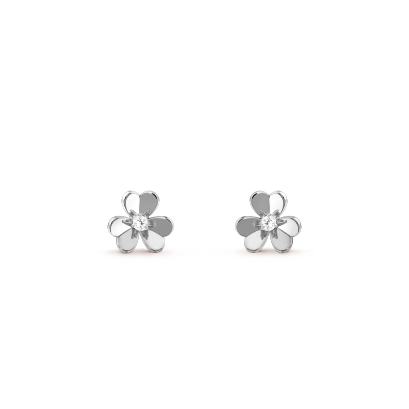 [⭐moonlume]FRIVOLE MINI SILVER FLOWER EARRINGS