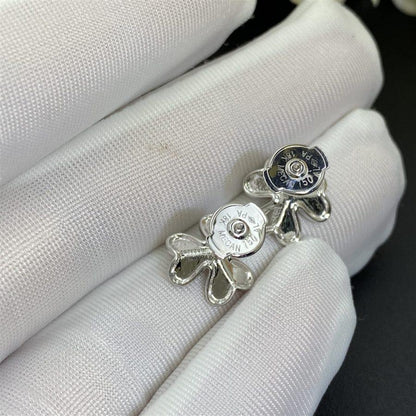 [⭐moonlume]FRIVOLE MINI SILVER FLOWER EARRINGS
