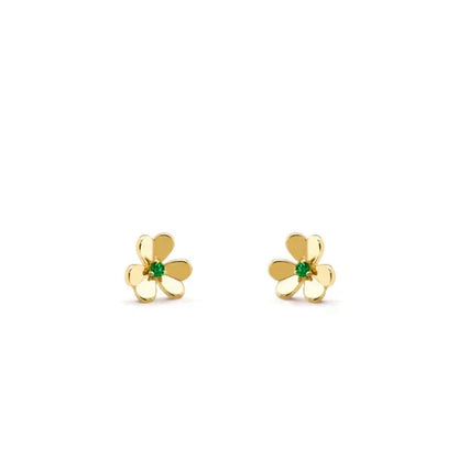 [⭐moonlume]FRIVOLE  FLOWER MALACHITE EARRINGS