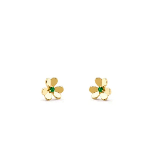 [⭐moonlume]FRIVOLE  FLOWER MALACHITE EARRINGS