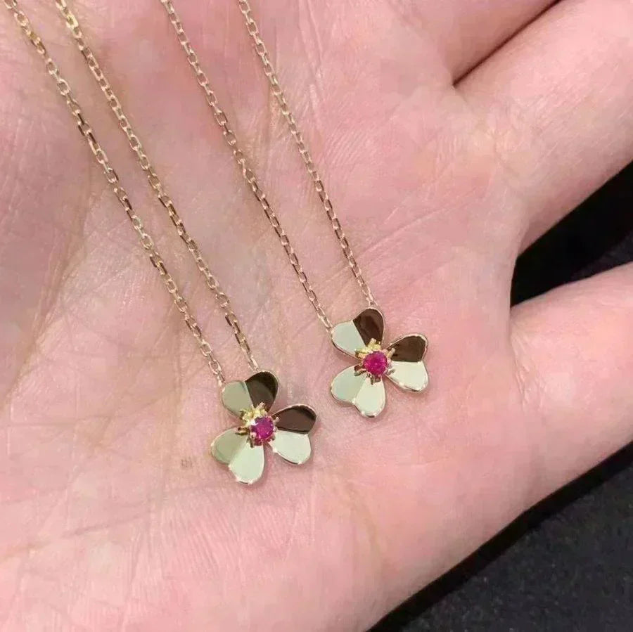 [⭐moonlume]FRIVOLE GOLD FLOWER NECKLACE