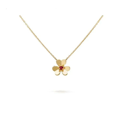 [⭐moonlume]FRIVOLE GOLD FLOWER NECKLACE