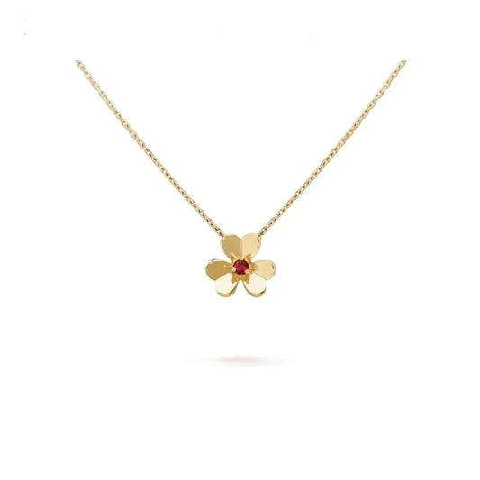 [⭐moonlume]FRIVOLE GOLD FLOWER NECKLACE