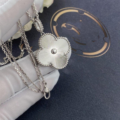 [⭐moonlume]CLOVER 25MM SILVER BIG CLOVER NECKLACE