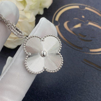 [⭐moonlume]CLOVER 25MM SILVER BIG CLOVER NECKLACE