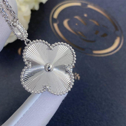 [⭐moonlume]CLOVER 25MM SILVER BIG CLOVER NECKLACE