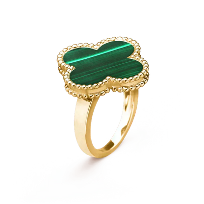 [⭐moonlume]CLOVER MALACHITE RING