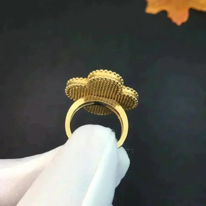[⭐moonlume]CLOVER MALACHITE RING