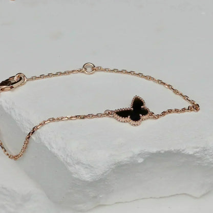 [⭐moonlume]BUTTERFLY ONYX  BUTTERFLY BRACELET