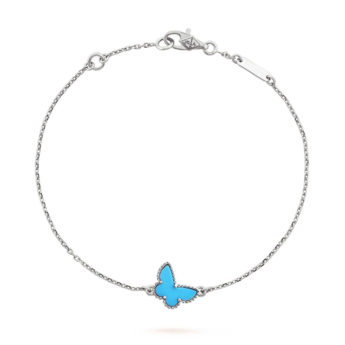 [⭐moonlume]BUTTERFLY TURQUOISE BUTTERFLY BRACELET SILVER