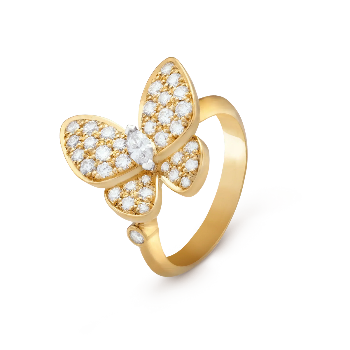 [⭐moonlume]BUTTERFLY DIAMOND RING