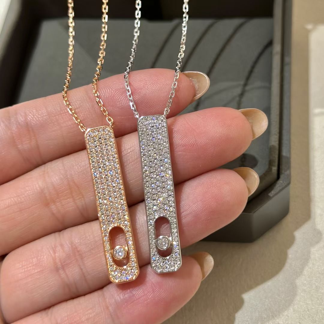 [⭐moonlume]MY FIRST DIAMOND PAVED NECKLACE