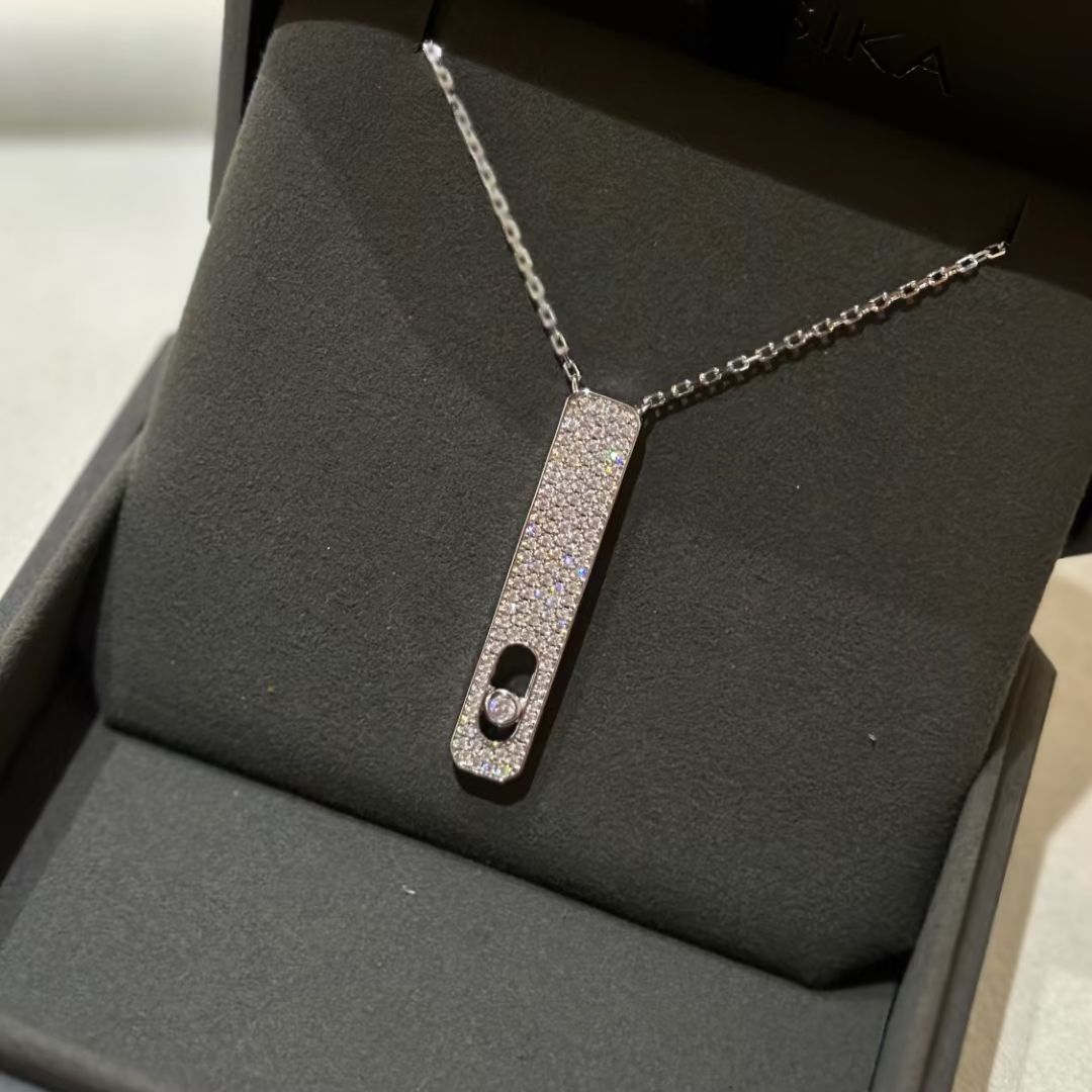 [⭐moonlume]MY FIRST DIAMOND PAVED NECKLACE