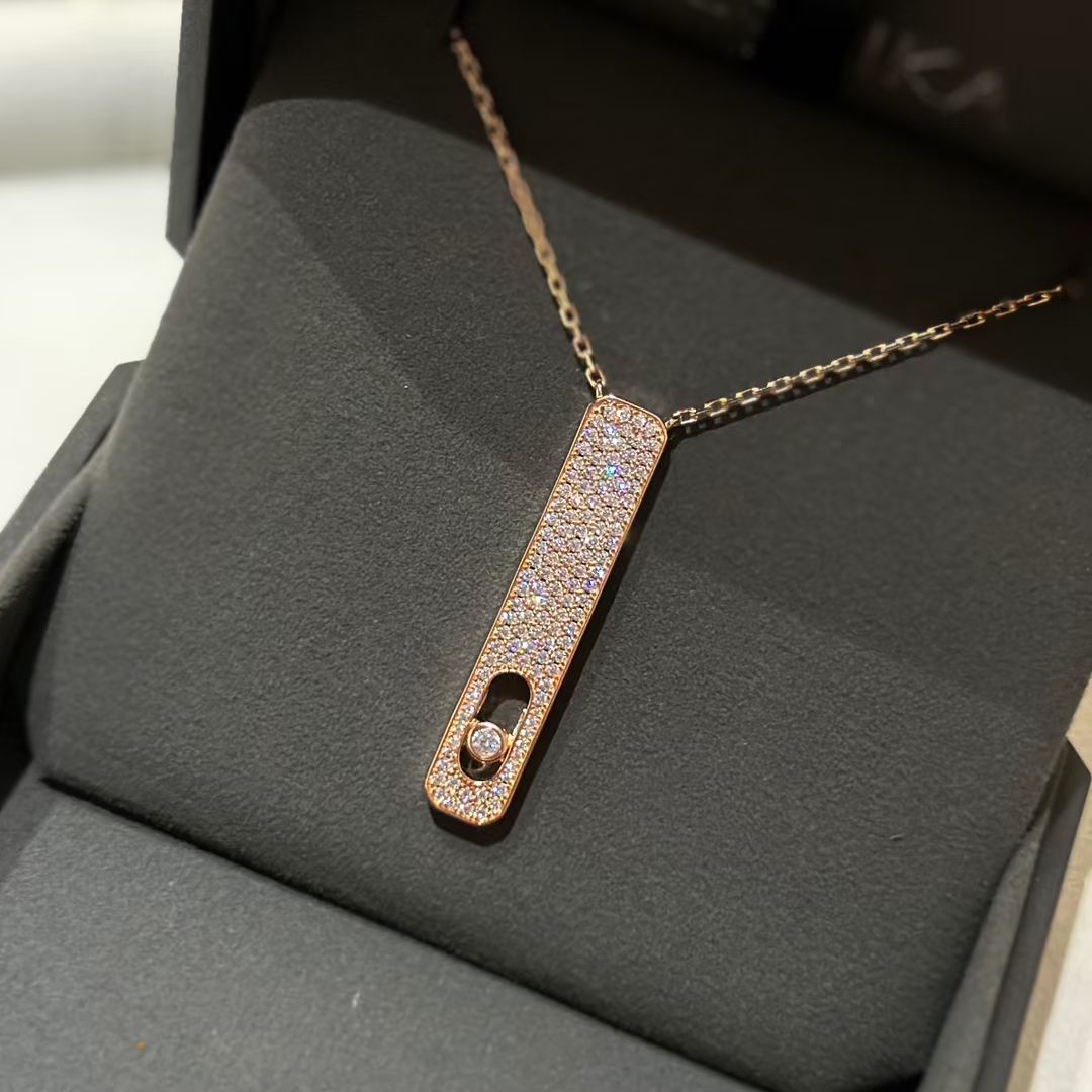 [⭐moonlume]MY FIRST DIAMOND PAVED NECKLACE