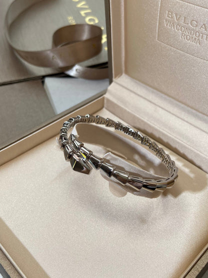 [⭐moonlume]SERPENTI VIPER SILVER BRACELET