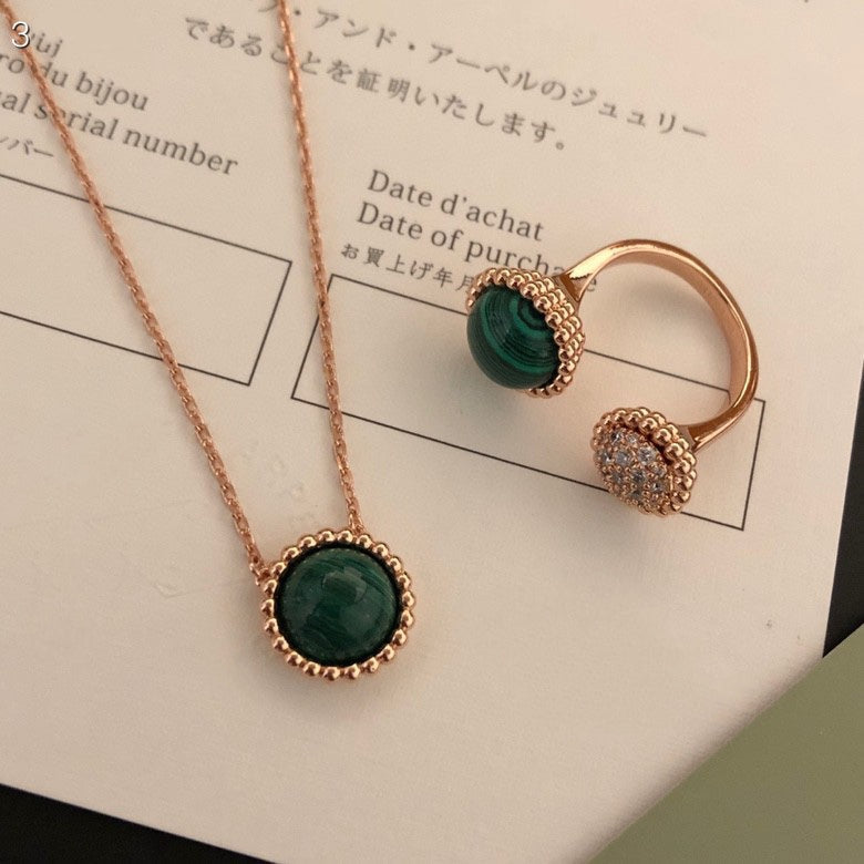 [⭐moonlume]PERLEE COULEURS DIAMOND ROSE GOLD BETWEEN THE FINGER RING