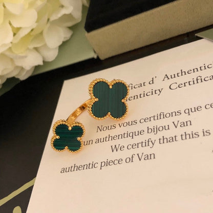 [⭐moonlume]CLOVER BETWEEN THE FINGER RING