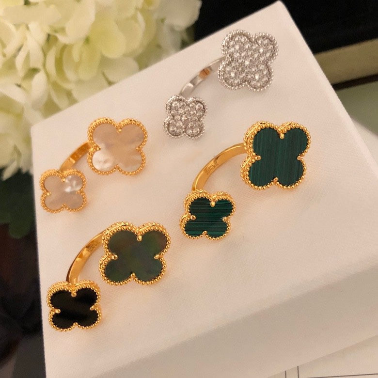 [⭐moonlume]CLOVER BETWEEN THE FINGER RING