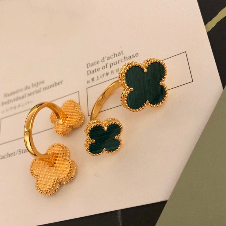 [⭐moonlume]CLOVER BETWEEN THE FINGER RING