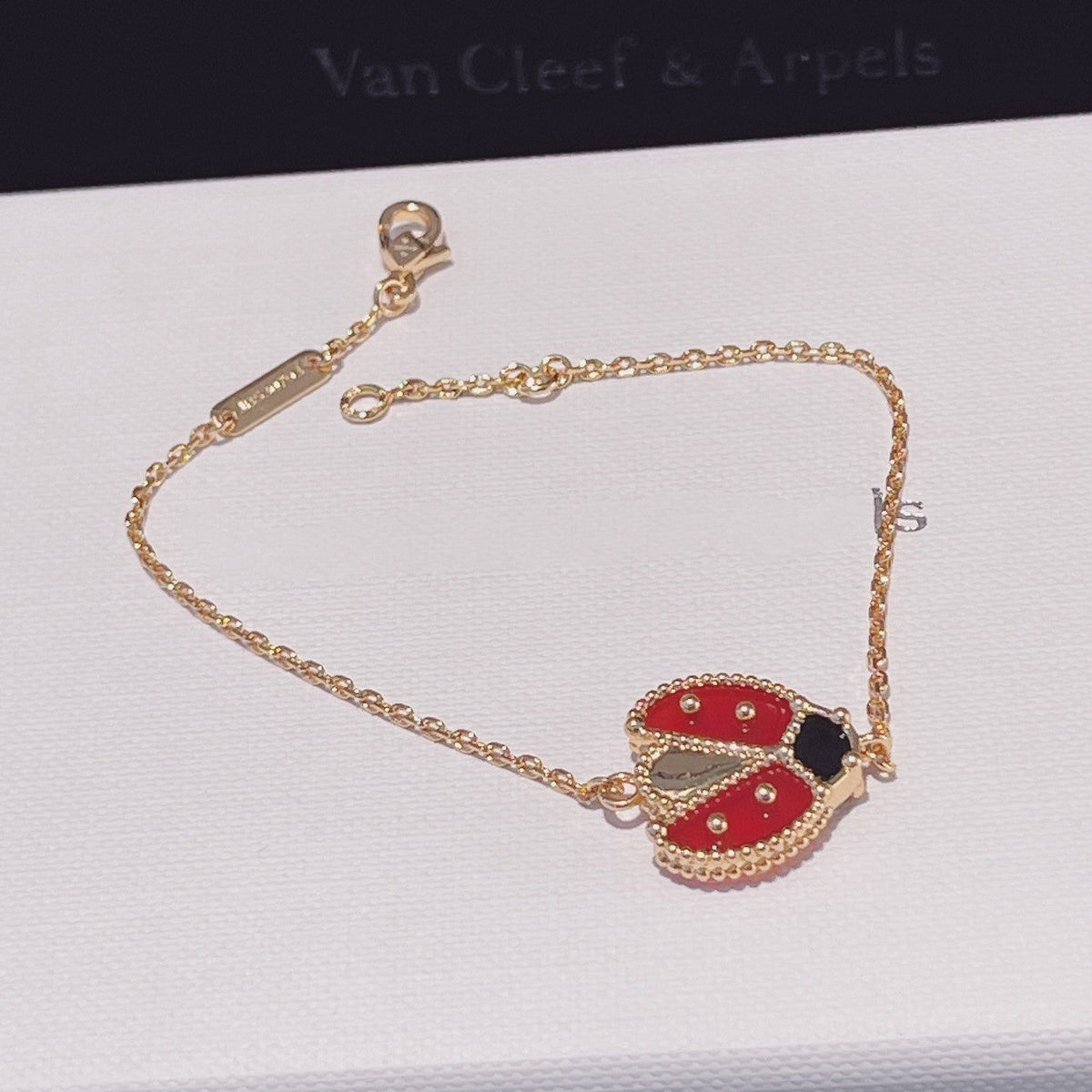 [⭐moonlume]LUCKY SPRING 1 MOTIF PINK GOLD BRACELET