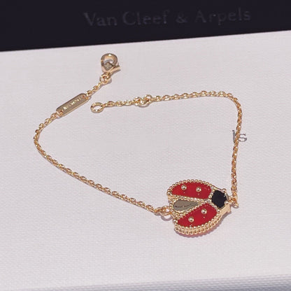 [⭐moonlume]LUCKY SPRING 1 MOTIF PINK GOLD BRACELET