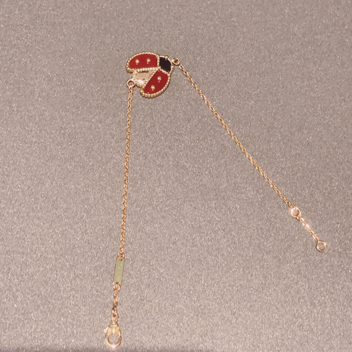 [⭐moonlume]LUCKY SPRING 1 MOTIF PINK GOLD BRACELET