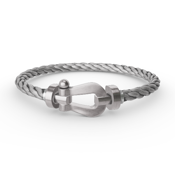 [⭐moonlume]FORCE LARGE HORSESHOE NO DIAMOND BRACELET SILVER