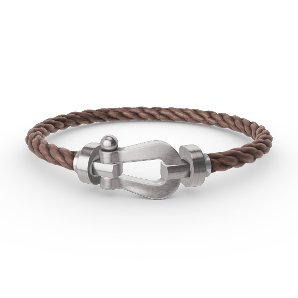 [⭐moonlume]FORCE LARGE HORSESHOE NO DIAMOND BRACELET SILVER