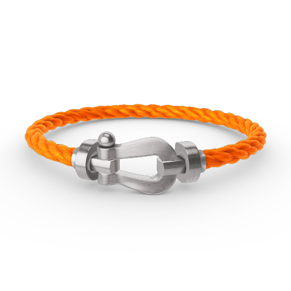 [⭐moonlume]FORCE LARGE HORSESHOE NO DIAMOND BRACELET SILVER