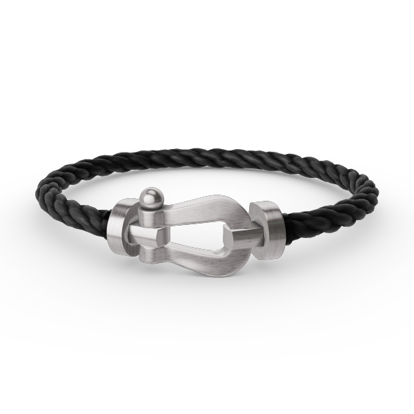 [⭐moonlume]FORCE LARGE HORSESHOE NO DIAMOND BRACELET SILVER