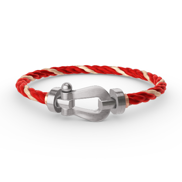 [⭐moonlume]FORCE LARGE HORSESHOE NO DIAMOND BRACELET SILVER