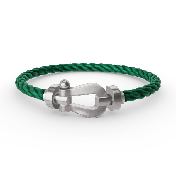 [⭐moonlume]FORCE LARGE HORSESHOE NO DIAMOND BRACELET SILVER