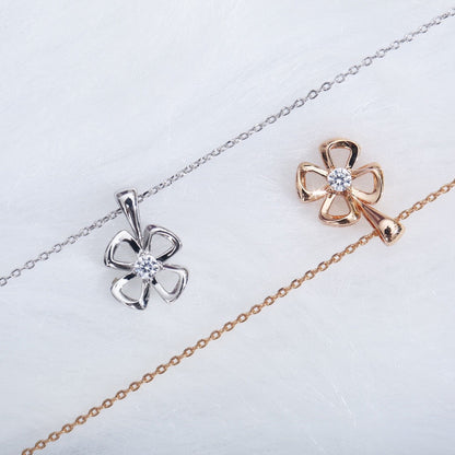 [⭐moonlume]FIOREVER NECKLACE DIAMOND CENTER