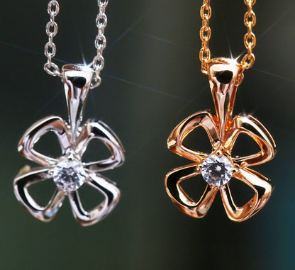 [⭐moonlume]FIOREVER NECKLACE DIAMOND CENTER