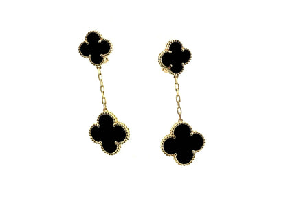 [⭐moonlume]CLOVER 2 MOTIFS  EARRINGS (MULTIPLE CHOICESC