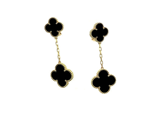 [⭐moonlume]CLOVER 2 MOTIFS  EARRINGS (MULTIPLE CHOICESC