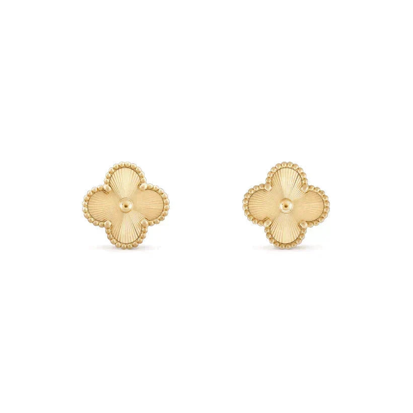 [⭐moonlume]CLOVER MEDIUM 1 MOTIFS LASER EARRINGS