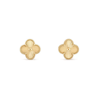 [⭐moonlume]CLOVER MEDIUM 1 MOTIFS LASER EARRINGS