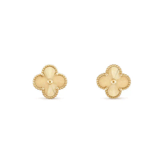 [⭐moonlume]CLOVER MEDIUM 1 MOTIFS LASER EARRINGS