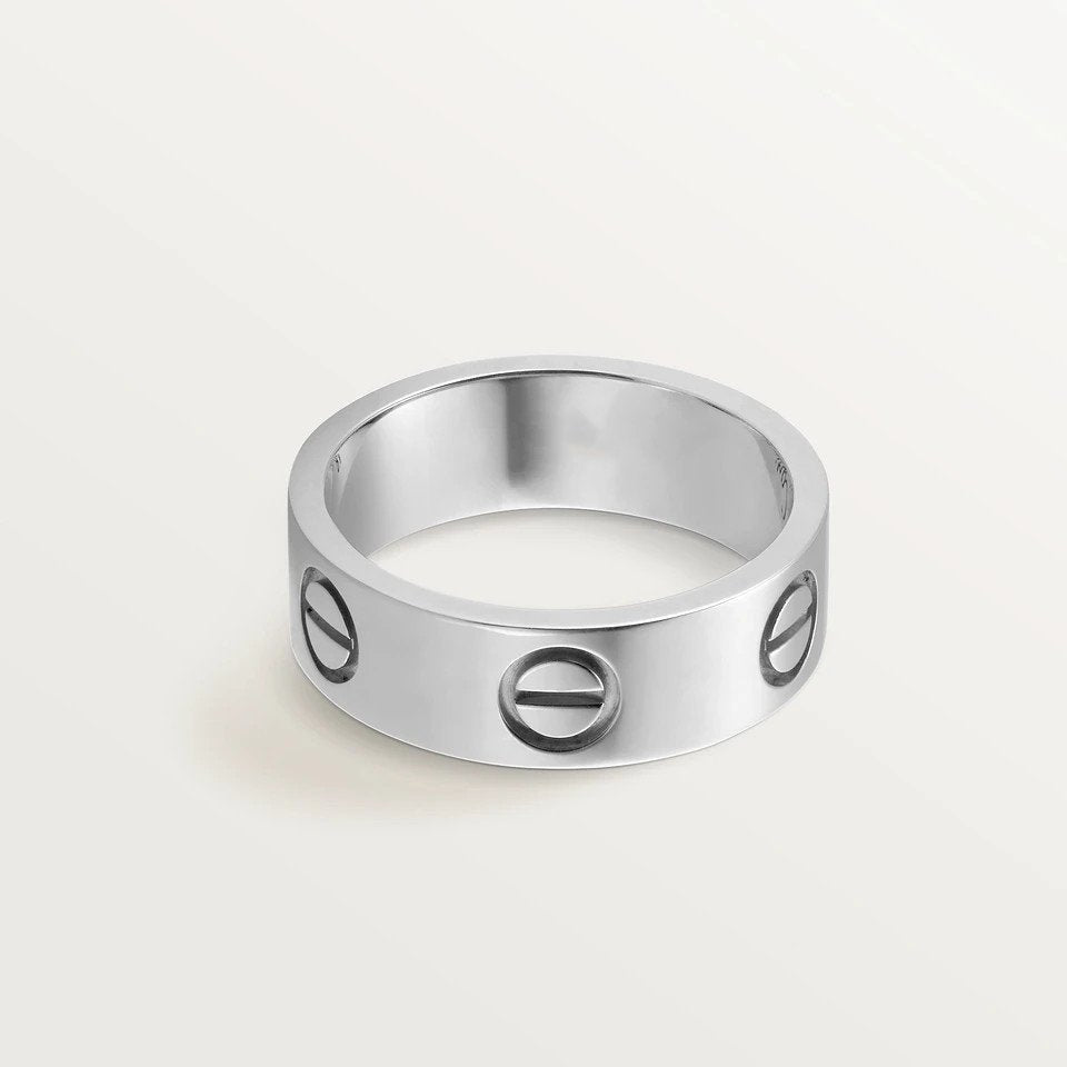 [⭐moonlume]LOVE RING 5.5MM NO DIAMOND
